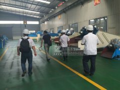隆中尾礦干排篩吸引客戶來(lái)廠參觀